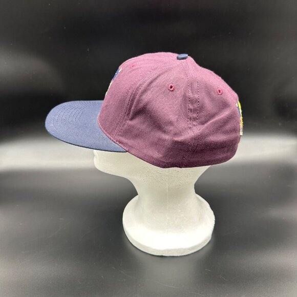 Vintage Baseball Cap 1991 Tweety Embroidered Hat Purple Navy Warner Bros USA - Picture 5 of 10